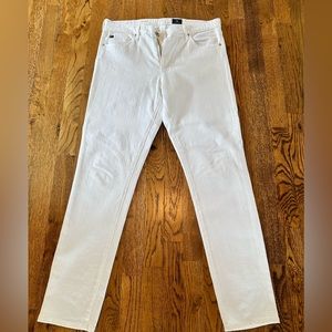 AG Prima Mid Rise Cigarette Jean S31 White